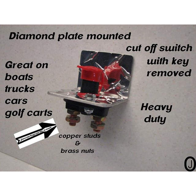 Plate Battery Isolator/Cut Off/Disconnect Switch Boats/Golf Carts