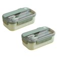 thumbnail image 1 of Plate And Bowl Set Adult Lunch Box Bento Boxes For Adults Lunch Containers Leak Proof Adult Bento Box With Removable Compartments Bento Box Lunch Box Microwave, 1 of 9