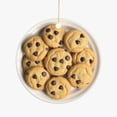 thumbnail image 1 of Plate of Chocolate Chip Cookies Bakery Dessert Cookie Pastries Food Lovers Foodie Novelty Holiday Christmas Ornament Xmas Tree Gift (Flat Design Printed on Ceramic, NOT 3D), 1 of 3