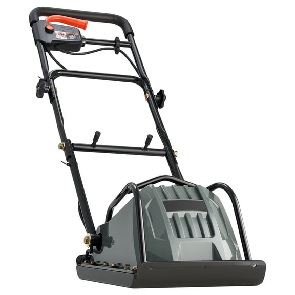 Plate Compactor 130W Output Electric Ground Rammer, for Garden Patio Backyard Outdoor Use, Lawn Care, Seasonal Yard Work, Outdoor Living, Deck Camping, Easy Setup, Reliable Daily Use