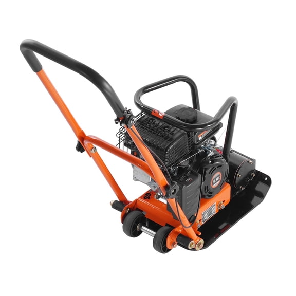 Plate Compactor 2.8 HP 98CC Gas Engine 5, with 18.7 x 11.8 inch Plate for Walkways, A Monster-level Engine Design, for Garden Patio Backyard Outdoor Use, Lawn Care, Seasonal Yard Work