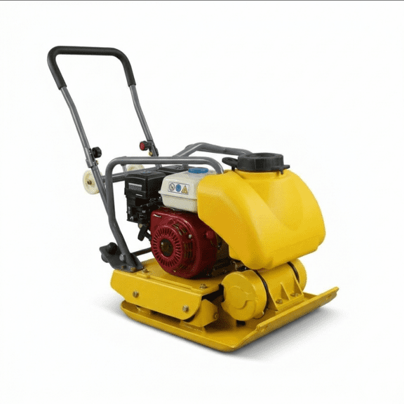Plate Compactor, 6.5 HP Gas Engine Soil Compactor, 2300 lbs Force, 23.6x18.1 in Plate for Driveway Paving, Landscaping & Trench Compaction