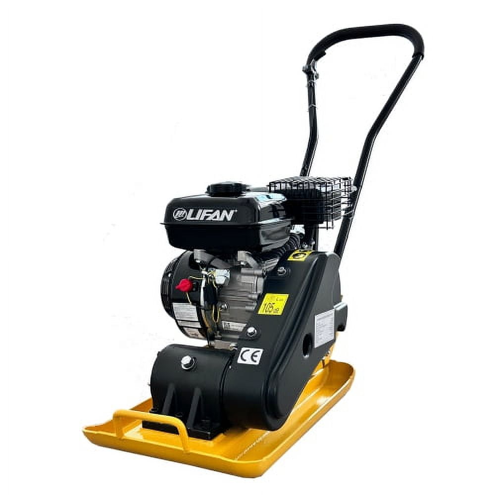 Plate Compactor Rammer, 6.5HP 196cc Gas Engine 5488 VPM 2500 LBS ...