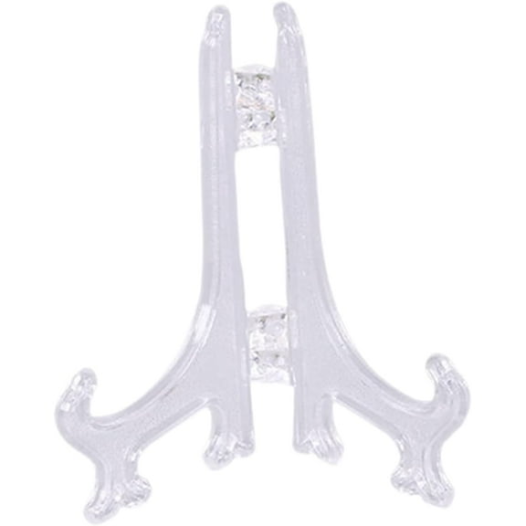 Plate Display Rack, Safe Wide Application Triangle Structure Portable Easels Dish Rack Holder for Hotel Kitchen Extra Small About 7.5cm