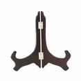 thumbnail image 1 of Plate Display Stand, Wooden Plate Easel in Dark Brown Color, 1 of 1