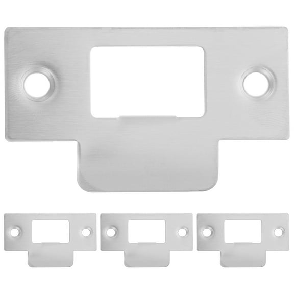 Plate Door Strike Reinforcement Lock Deadbolt Kit Cover Internal Hole Adjustable Filler Plates Stainless Steel Front U