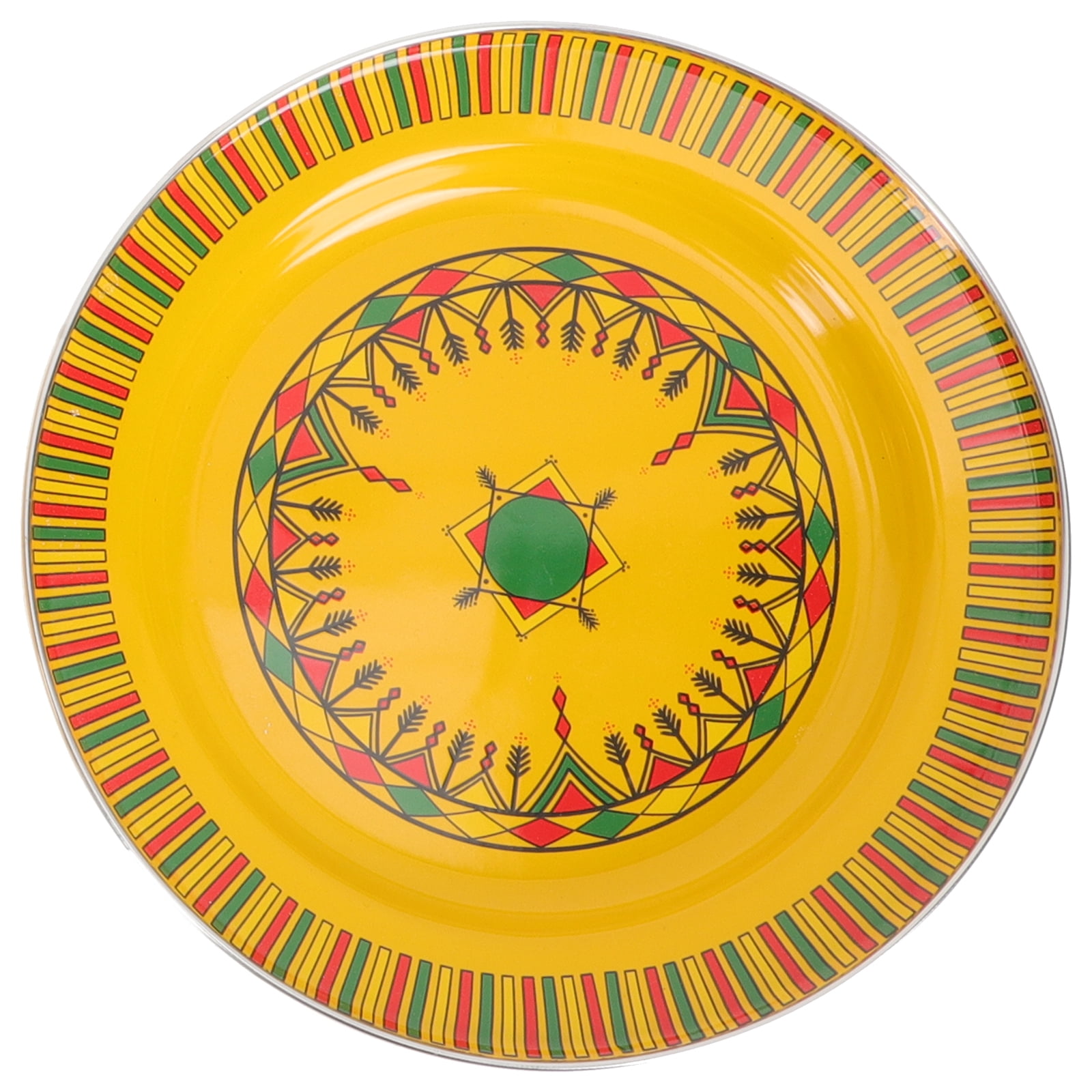 Plate Enamelware Serving Plate Round Platter Tray Dish 29cm Snack