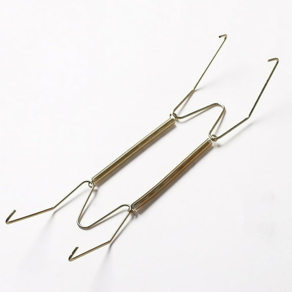 Plate Hanger for Wall, Stainless Steel Adjustable Spring Plate Holder Hook with Rubber Tips for Displaying Decorative Plates & Art (6/8/10 Inch)