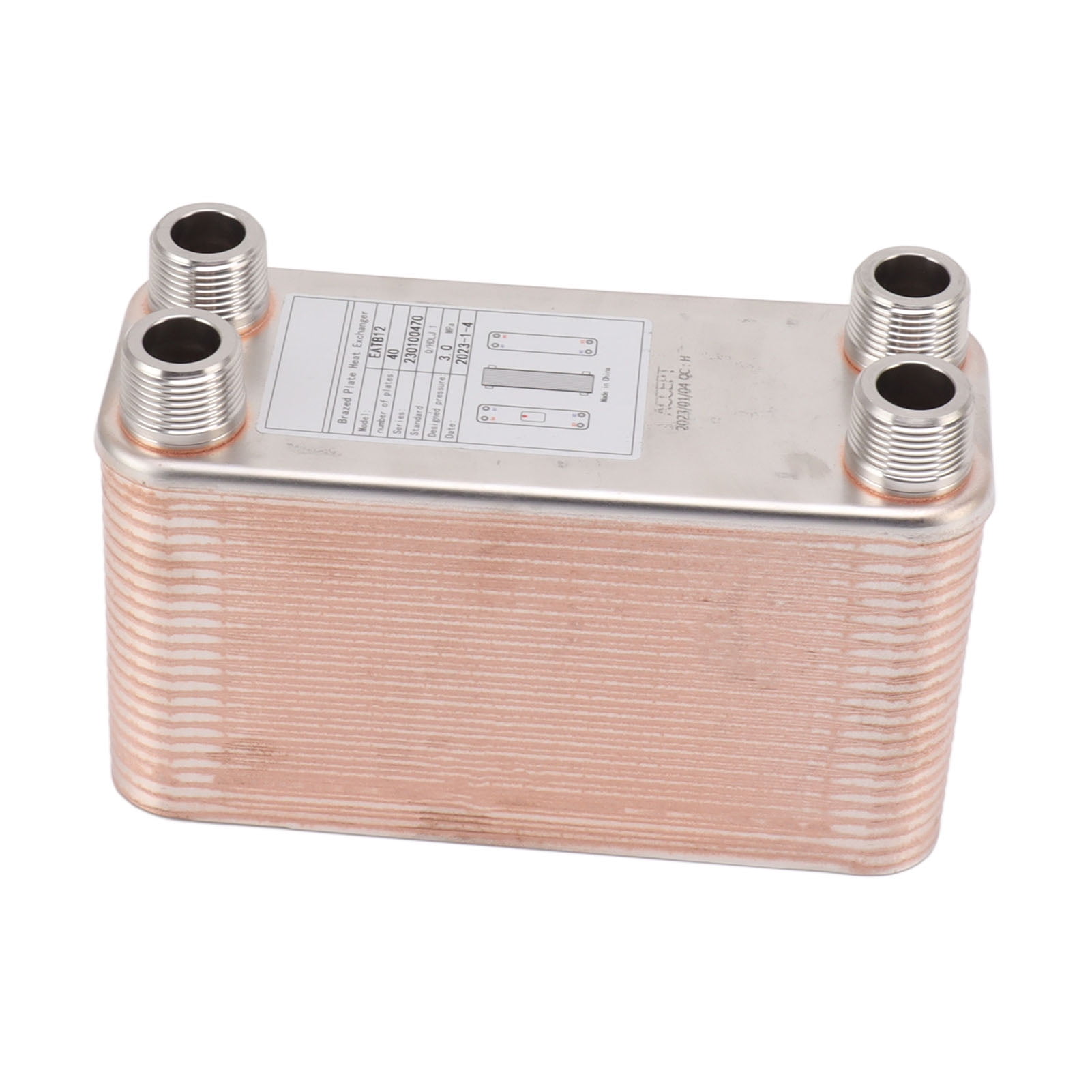 Plate Heat Exchanger, Easy Operation Stainless Steel Heavy Duty Easy To