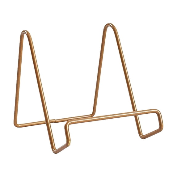 Plate Holder Easel Display Stand, Metal Plate Stands for Display, Tabletop Picture Stand Iron Easels for Display Artwork Pictures, Photo Frames, Book, Decorative Plates and Plaque