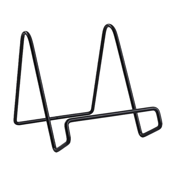 Plate Holder Easel Display Stand, Metal Plate Stands for Display, Tabletop Picture Stand Iron Easels for Display Artwork Pictures, Photo Frames, Book, Decorative Plates and Plaque
