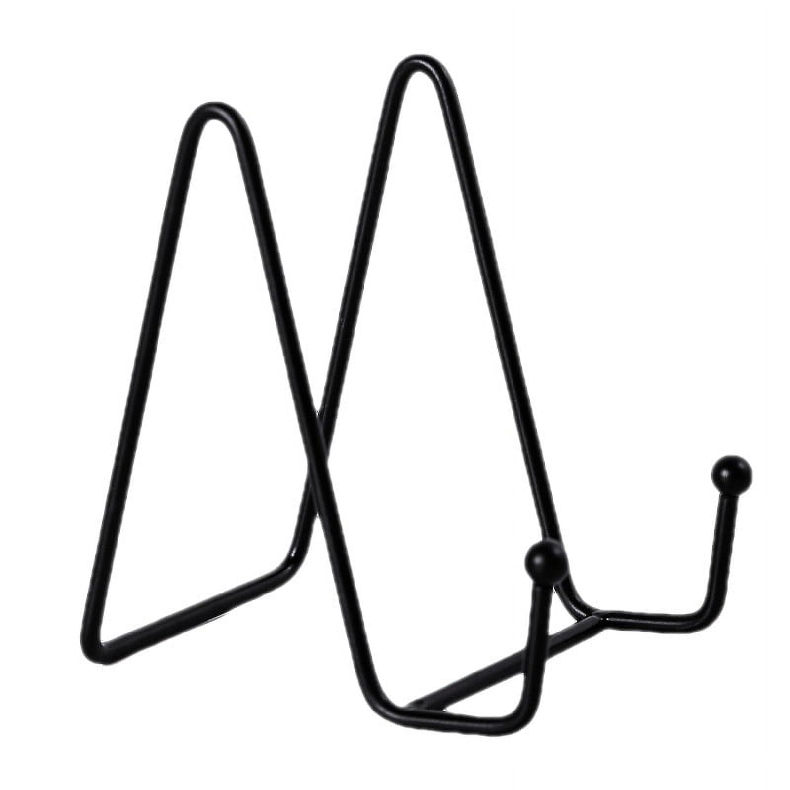 Plate Holder Easel Display Stand Metal Plate Stands for Display Tabletop Picture Stand