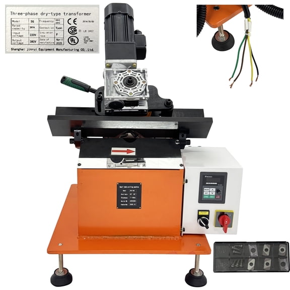 Plate Milling Beveling Machine Small Desktop Automatic Traverse 220V 3PH
