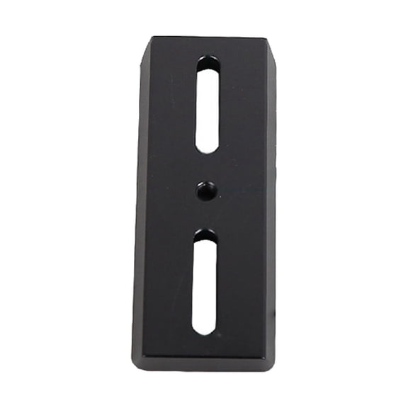Plate Mounting Bracket Metal Portable Mounting Plate Black 10cm Short Plate