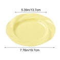 thumbnail image 1 of Plate Plate Ceramic Look Plate, Shatterproof Plastic Dinner Plate, Round Breakfast Plate with Non Skid Base, Modern Serving Dish, Home Dining Plate Dinner Plate, 1 of 6