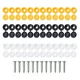 Plate Screws Cap Set for Car Number Plate Decor Vehicle License Plate
