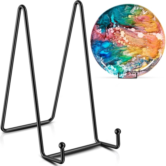 Plate Stands for Display Metal Frame holder stand Picture, Decorative Plate, Book, Photo Easel