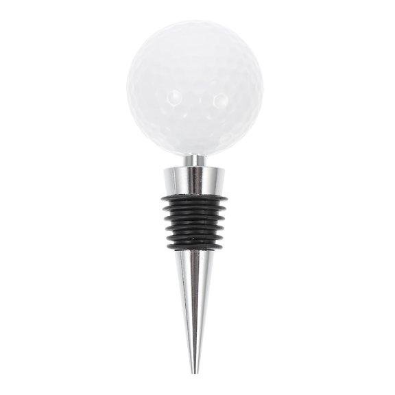 Plated Silver Alloy Wine Stopper Bottle Plug with Cone Design for All Bottle Types