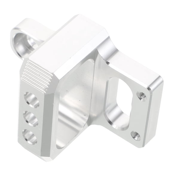 Plated Silver Aluminum Alloy Solenoid Valve Bracket 3 Port Boost Controller Mount Compatible for Car
