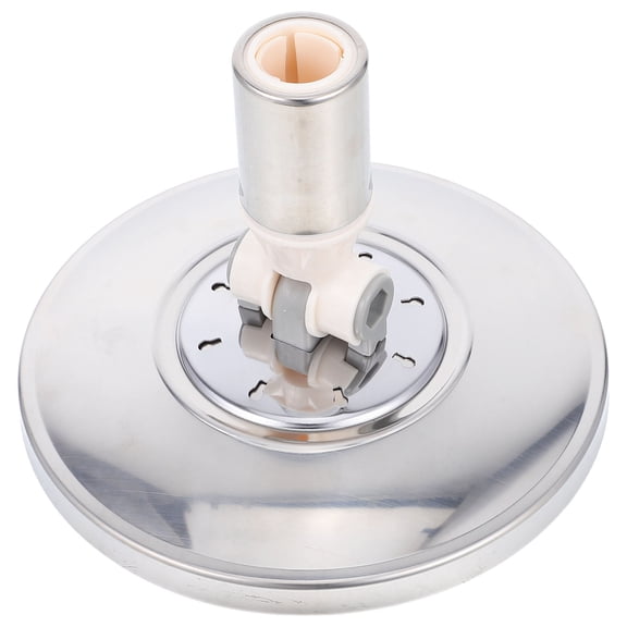 Plated Silver Mop Replacement Base with Stainless Steel for Universal Mop Models and Easy Installation