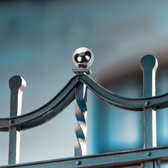 Plated Silver Stainless Steel Handrail Ball Replacement for Fence and Stair Railing