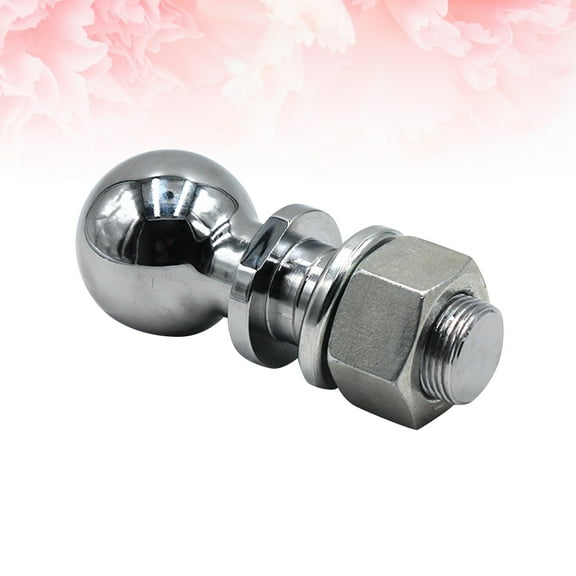 Milisten Plated Silver Tow Ball Trailer Connector Durable Rear Trailer Parts for Towing