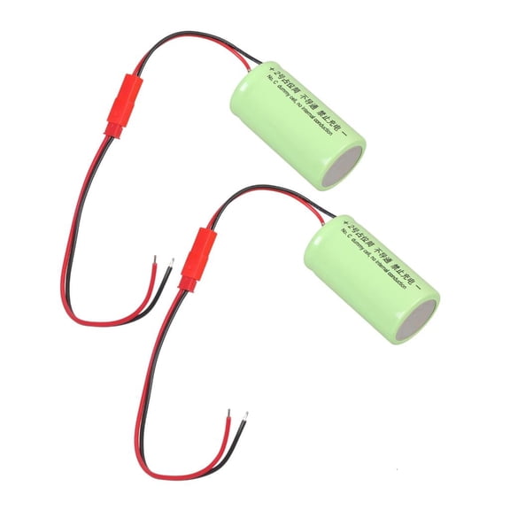 Plated Steel LR14 C Size 0V Battery Adapter With JST Connectors For External Power Supply