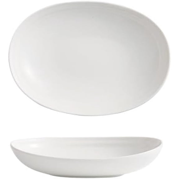 Plates Ceramic Deep Plates, Oval Fish Plates, Creative Cold Dish Plates Dishes