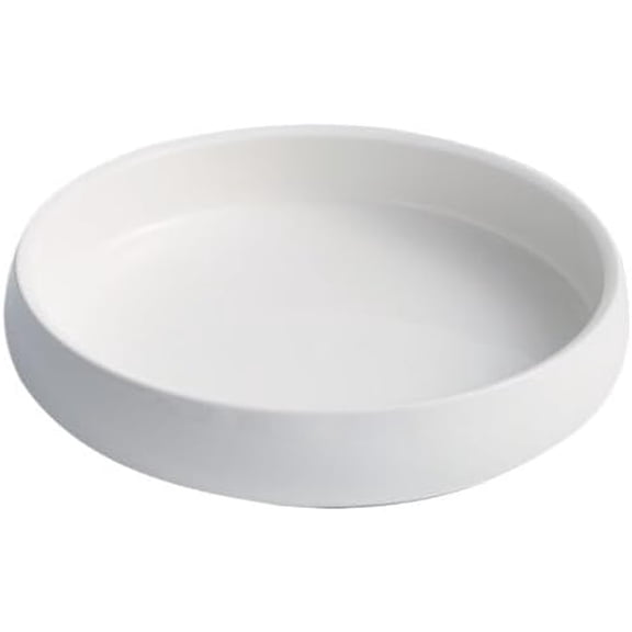 Plates Ceramic Salad Plates, Simple Chinese-style Deep Plates for Home Use Dishes(Large)