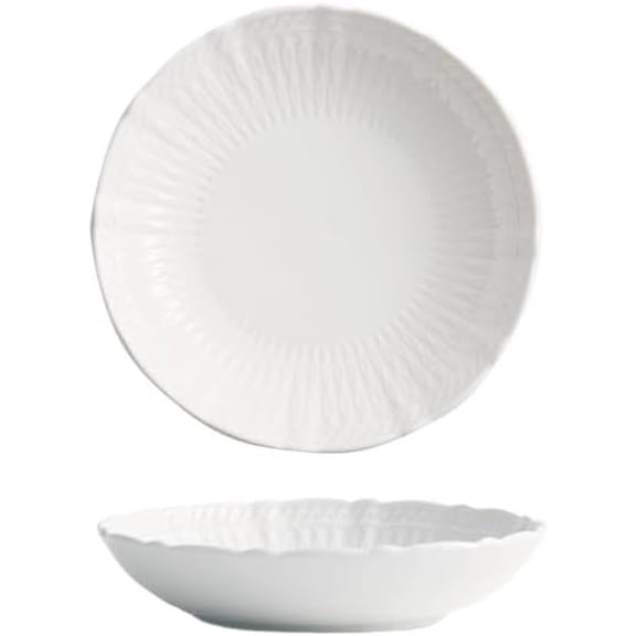Plates Home Round Deep Plates, Simple Soup Plates, Salad Plates, Cold Dish Plates Dishes