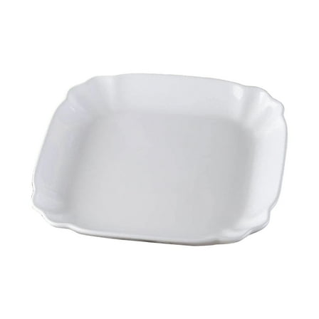 Plates Sets, 4 Pieces Porcelain Dinnerware Sets Dishware Sets Chip Resistant Ceramic Dish Set Dining Dinner Ware, White