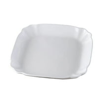 Plates Sets, 4 Pieces Porcelain Dinnerware Sets Dishware Sets Chip Resistant Ceramic Dish Set Dining Dinner Ware, White