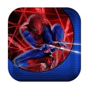 Plates - Spider Man - Small 7 Inch - Paper - 8ct - Square