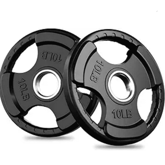 Plates for Barbell, 2-Inch Weight Plates for Weightlifting and Strength Training in Home & Gym, Single, Pair and Sets(2.5/5/10/25/35/45 LB)