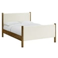 thumbnail image 1 of Platform Bed Frame, Full, Off-White, Fabric, Hotel Bedroom, Modern Contemporary, HB38188, 1 of 9