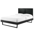 thumbnail image 1 of Platform Bed Frame, Queen Size, Wood, Black, Modern Contemporary Urban Design, Bedroom Master Guest Suite, 1 of 10