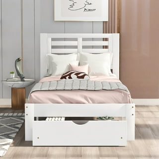 South Shore Summer Breeze Mate's Twin Bed with Storage, White - Walmart.com