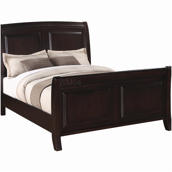 Platform Bed Frame with Storage Full Size, Easy No-Tool Assembly, Wood Slats, and Cappuccino Finish