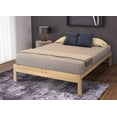 Platform Bed Full Bed Frame Unfinished Wood Bed Frame Minimalist