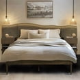 thumbnail image 1 of Queen-Size Bed Frame Boasting Live-Edge Headboard & Nightstands, 1 of 10