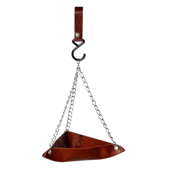 Platform Bird Feeder Hanging Tray for Outside Outdoor, Hanging Birdfeeder for Garden Yard to Attract Birds, Durable Outside Hanging Feeders for Wild Birds Outdoors and Garden