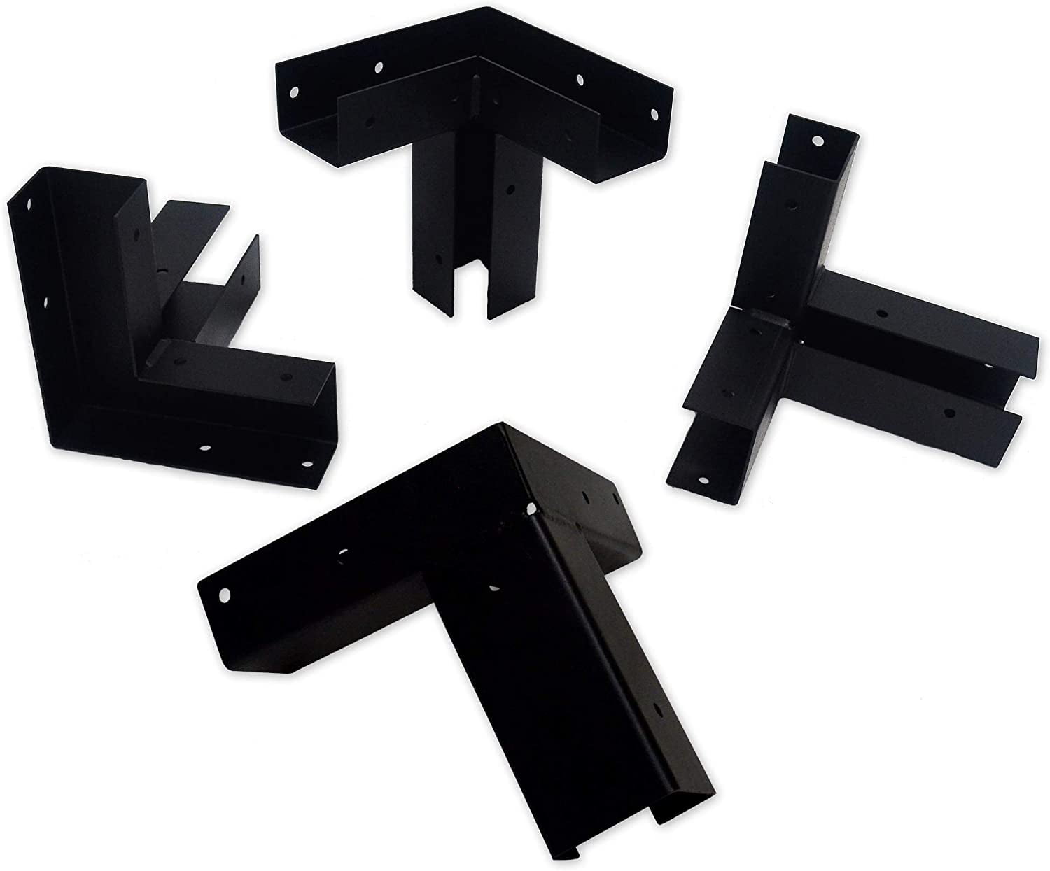 Platform Brackets (Set of 4) Elevated Platform Mounts, Powder