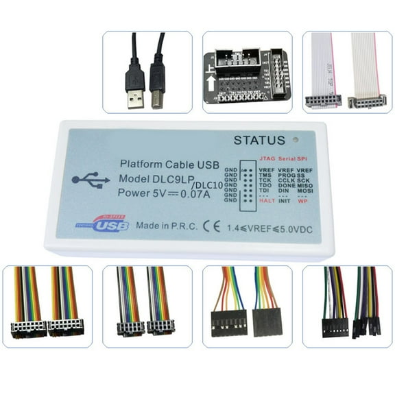 Platform Cable USB Device DLC9 DLC9LP Supports Original & All Xilinx Devices FPGA Configuration PROM / CPLD Programming
