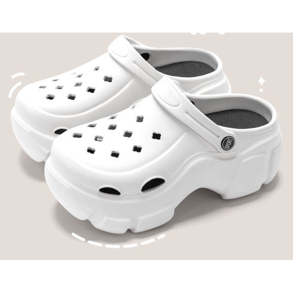 Platform Clogs for Women High Platform Clog Sandals Classic Comfortable Anti Slip Slide Wedge Garden