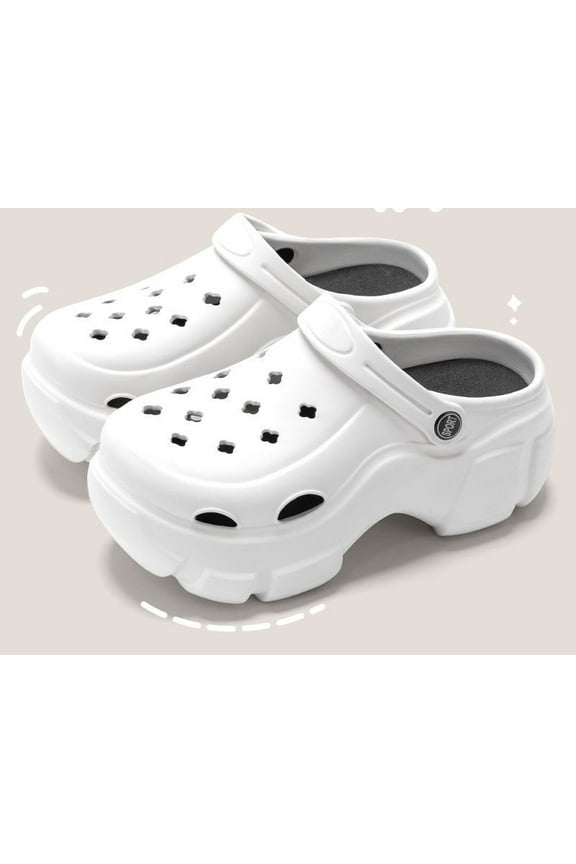 Platform Clogs for Women High Platform Clog Sandals Classic Comfortable Anti Slip Slide Wedge Garden