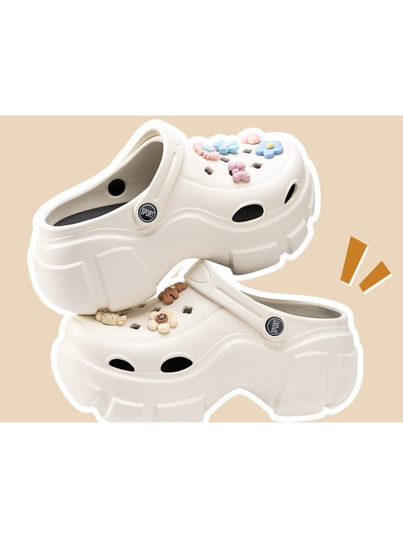 Platform Clogs for Women High Platform Clog Sandals Classic Comfortable Anti Slip Slide Wedge Garden