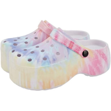 Platform Garden Shoes Clogs for Women Sandals Fation Slip On Slides Shoes Comfortable Slippers Mules