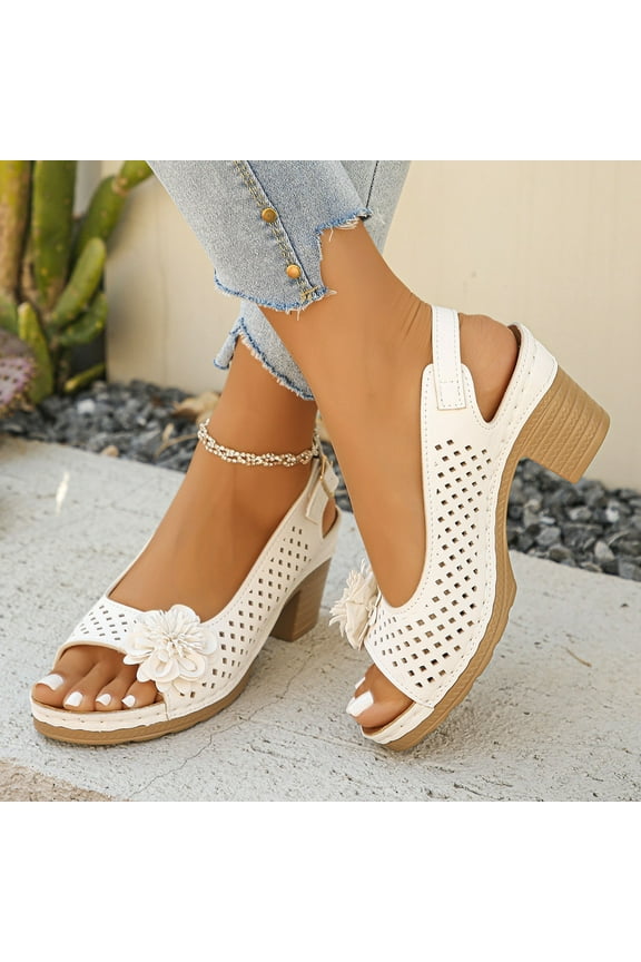 Platform Heels For Women Strappy Block Low Square Open Toe Heels Dress Shoes for Women Dressy Ankle Strap Heeled Sandals