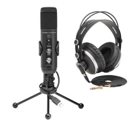Turnstile Audio Platform TAP400 Condenser Microphone with TAPH500 Headphones