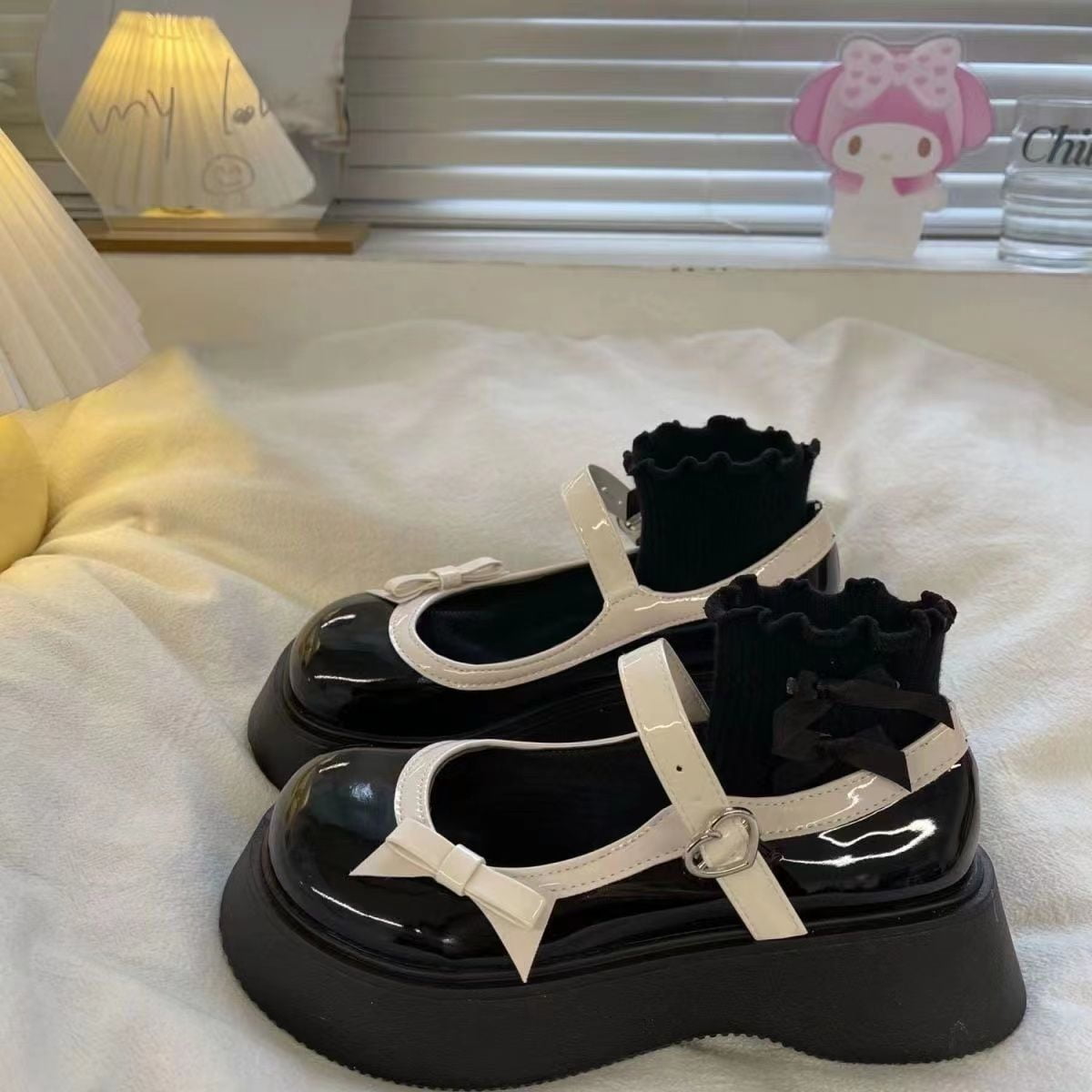 Platform Shoes Spice Girl Small Shoes Women s 2024 Spring New Arrival French Style Retro Big Toe Jk Mary Jane Single Layer Shoes for Women Walmart